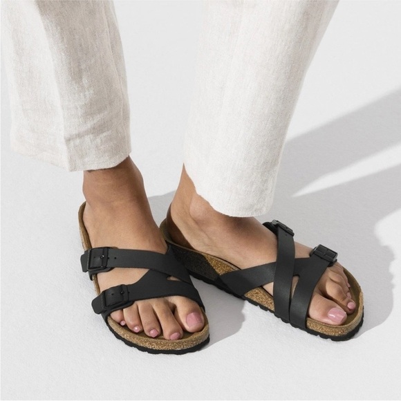 Black Strappy Sandals